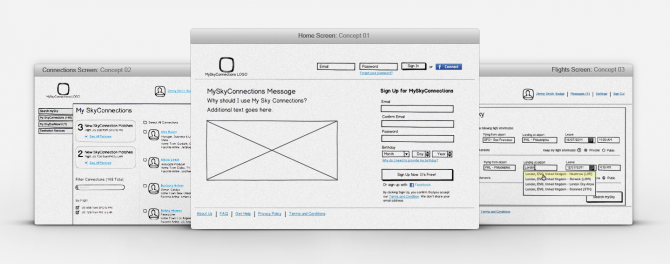Wireframe Exploration