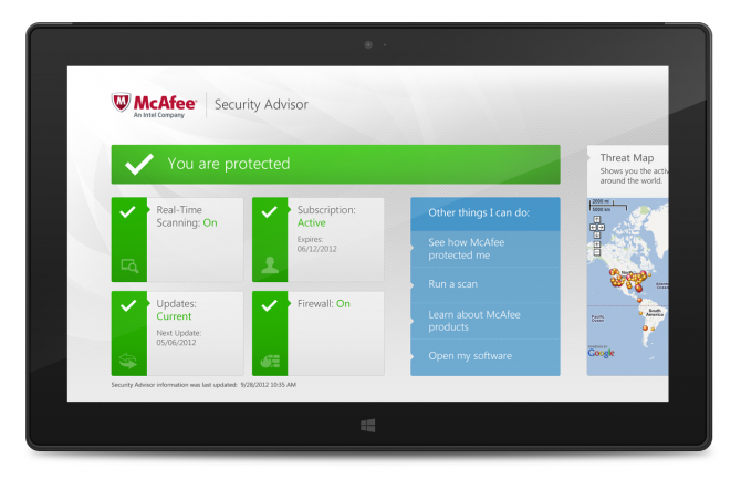 Home Page: Secure State