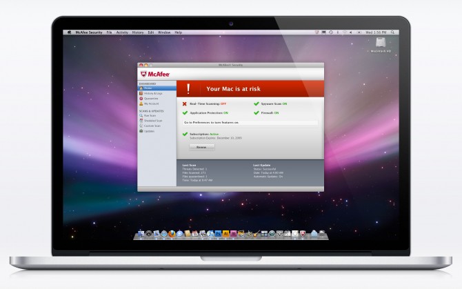 Mac At Risk Screen