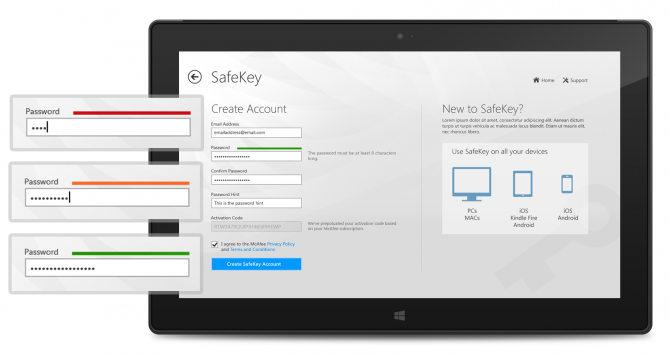 Sign-up for Password Manager