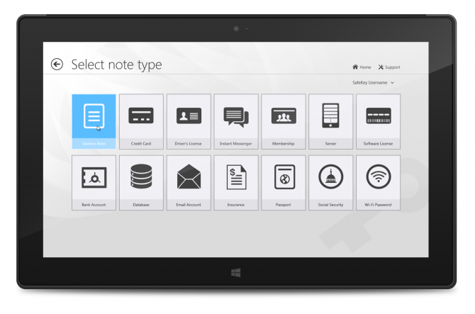 Select the Type of Data to Store in Password Manager