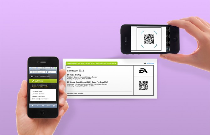 Mobile Check-in App/Ticket