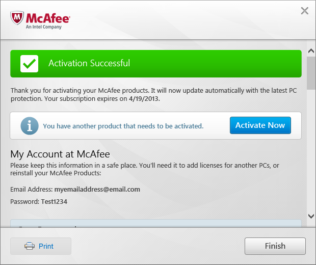 Activation Wizard